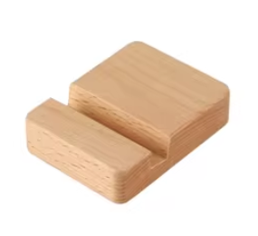 Bamboo Mobile Phone Stand – Custom Laser Engraved