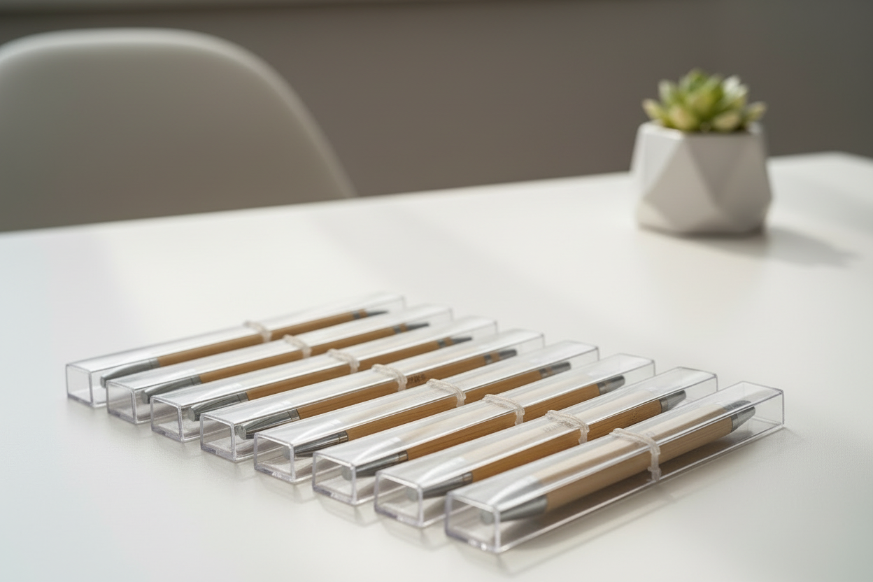Bamboo Pens – Side Angle