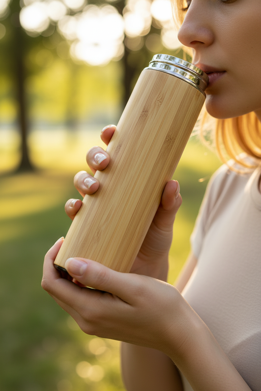 Bamboo Tumbler Outdoor Drinking