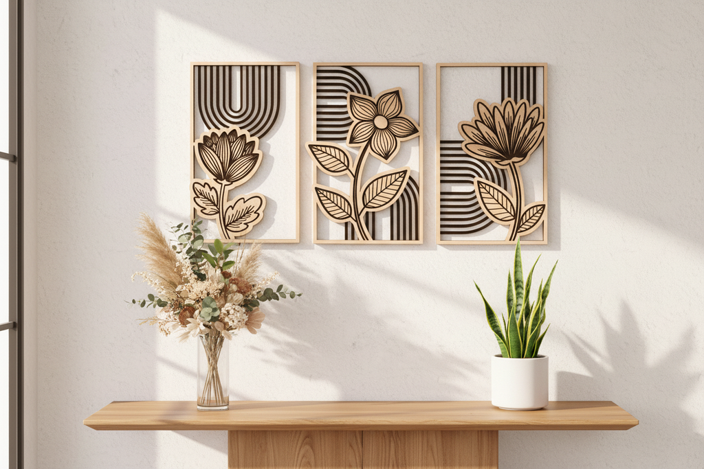 Botanical Wall Art – Console Table Interior