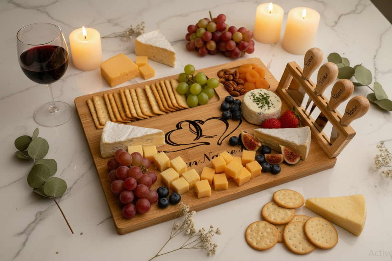 Charcuterie Board Lifestyle Monogram