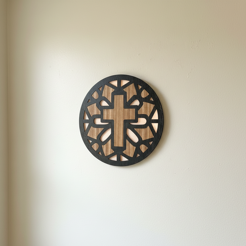 Cross Wall Art - Light Interior 2