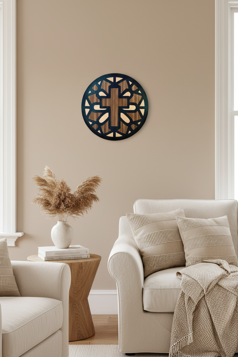 Cross Wall Art - No Rope Interior 1