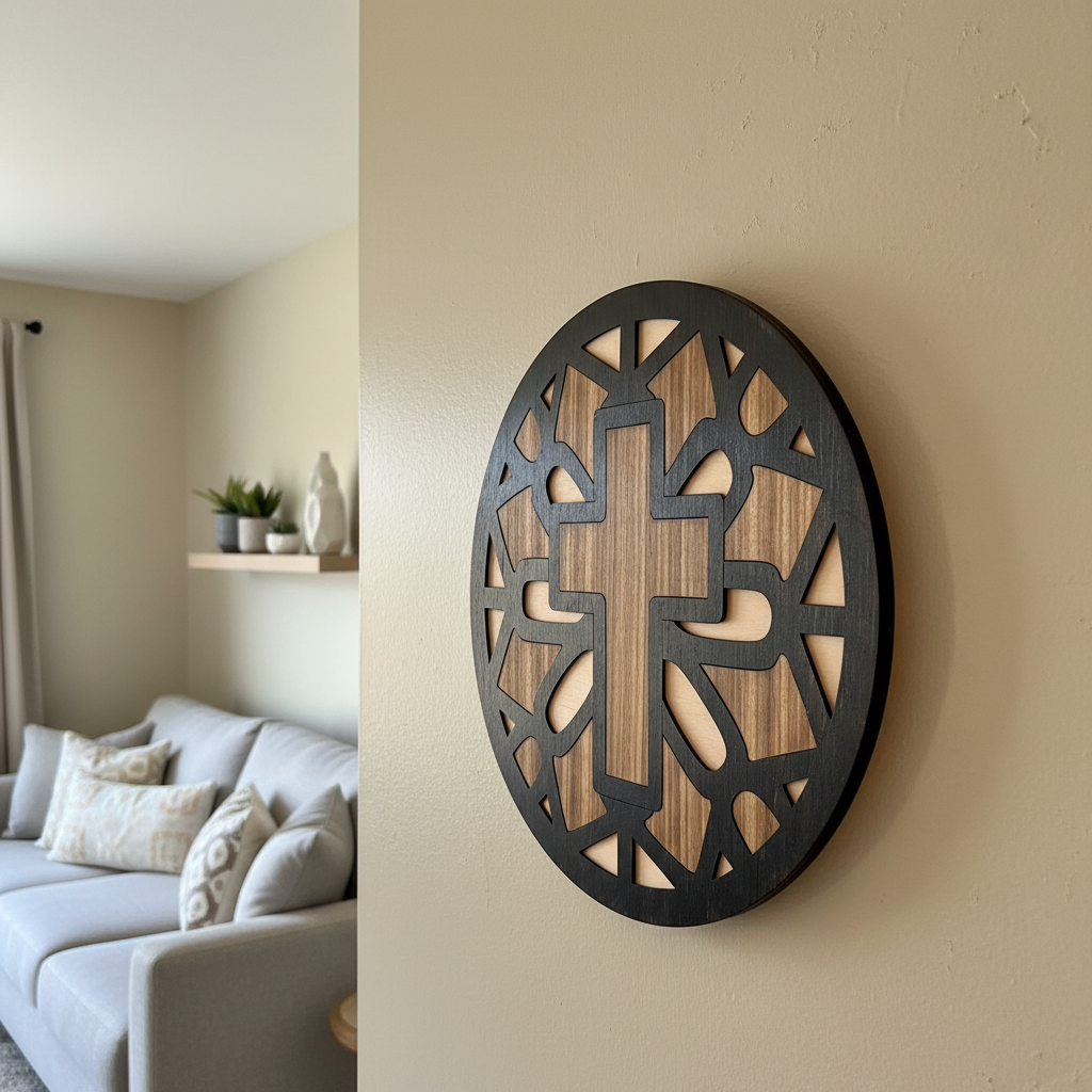 Cross Wall Art - No Rope Interior 2