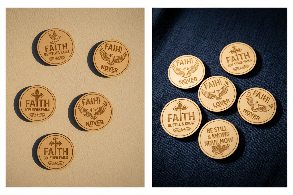 Personalized Laser Engraved Wooden Fridge Magnet