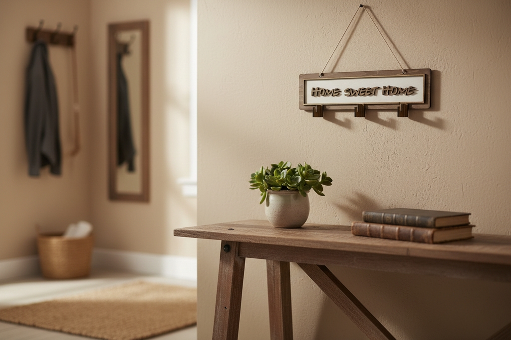 Home Sweet Home Key Holder - Front View
