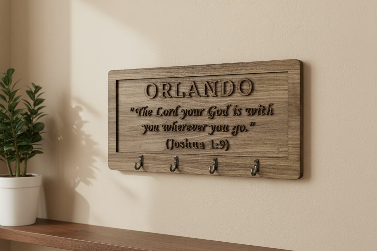 Keychain Holder - Wall Interior 1