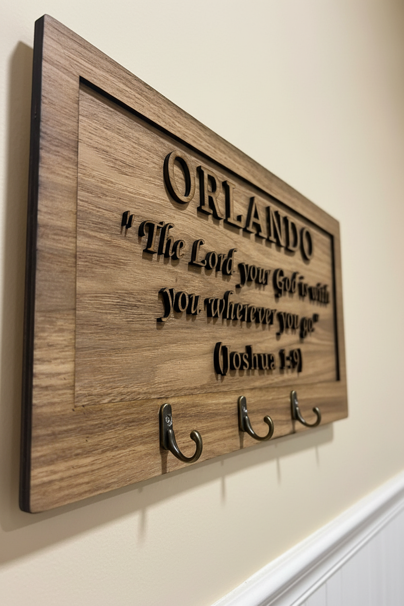 Keychain Holder - Wall Interior 2