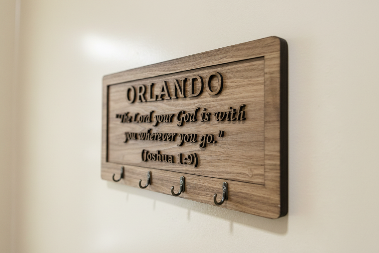 Keychain Holder - Wall Interior 3