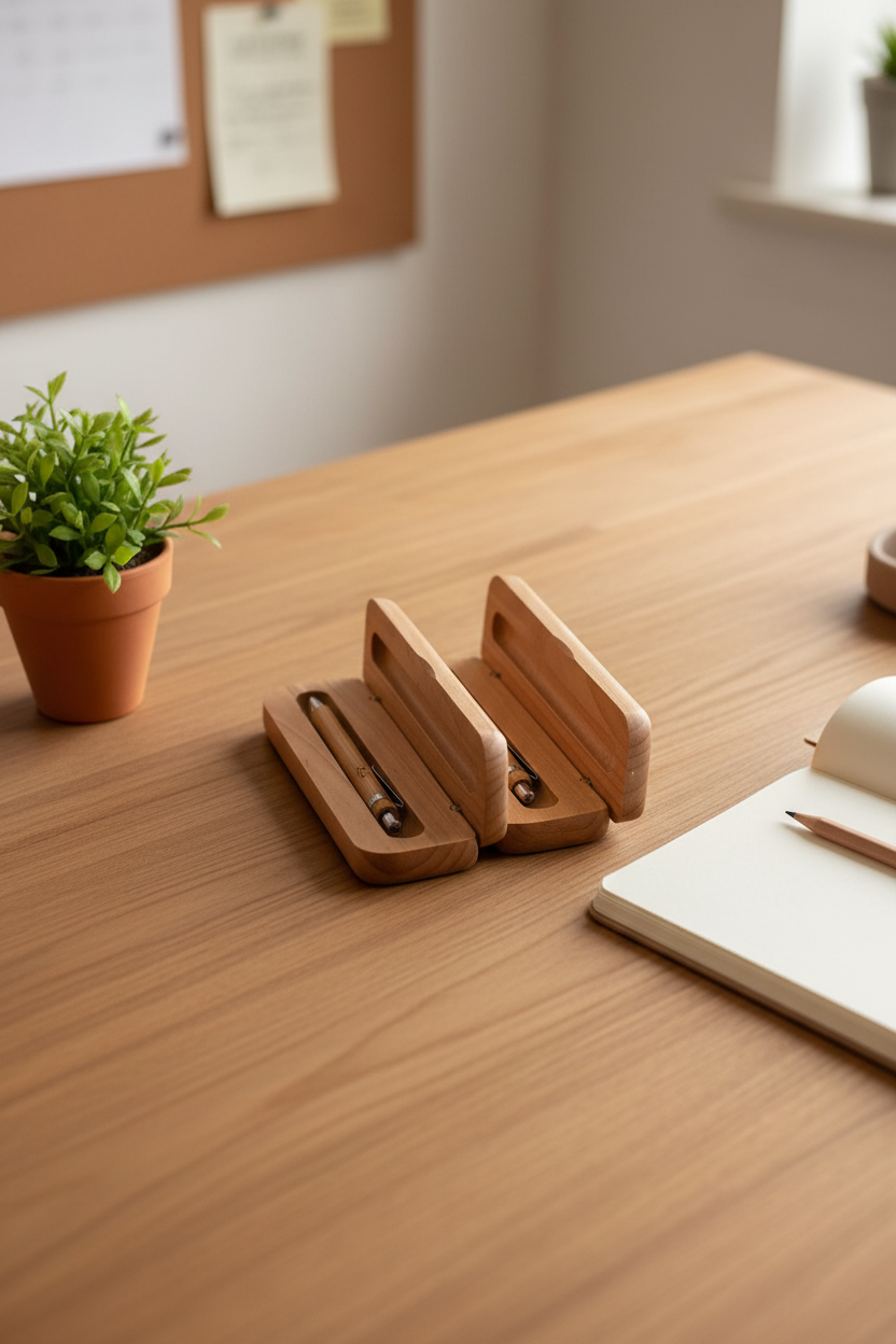 Wooden Pen Box - Eco Corporate 3