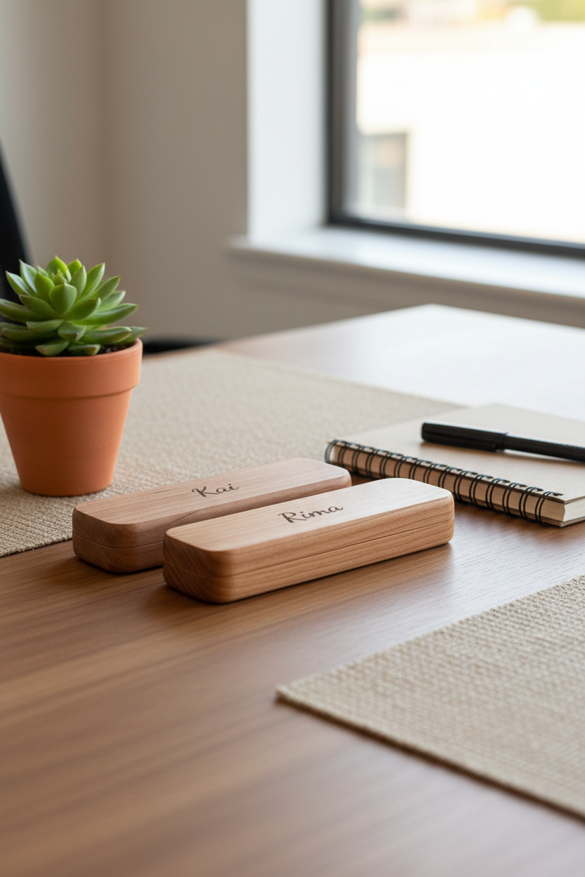 Wooden Pen Box - Eco Corporate 4